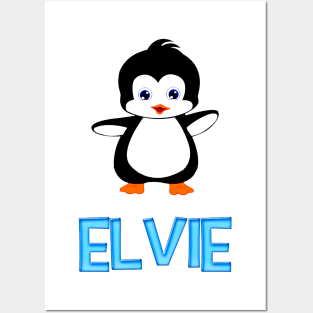 Elvie Penguin Sticker Funny Posters and Art